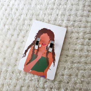 Tricolor Fashion earrings